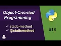 Object Oriented Programming in Python - 13 Staticmethod in Python