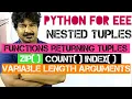 python for eee tuple methods python by seenu sir