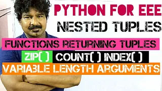 python for eee tuple methods python by seenu sir