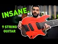 An ABSOLUTE UNIT Of A Guitar ARISTIDES 9 String Guitar Demo Review