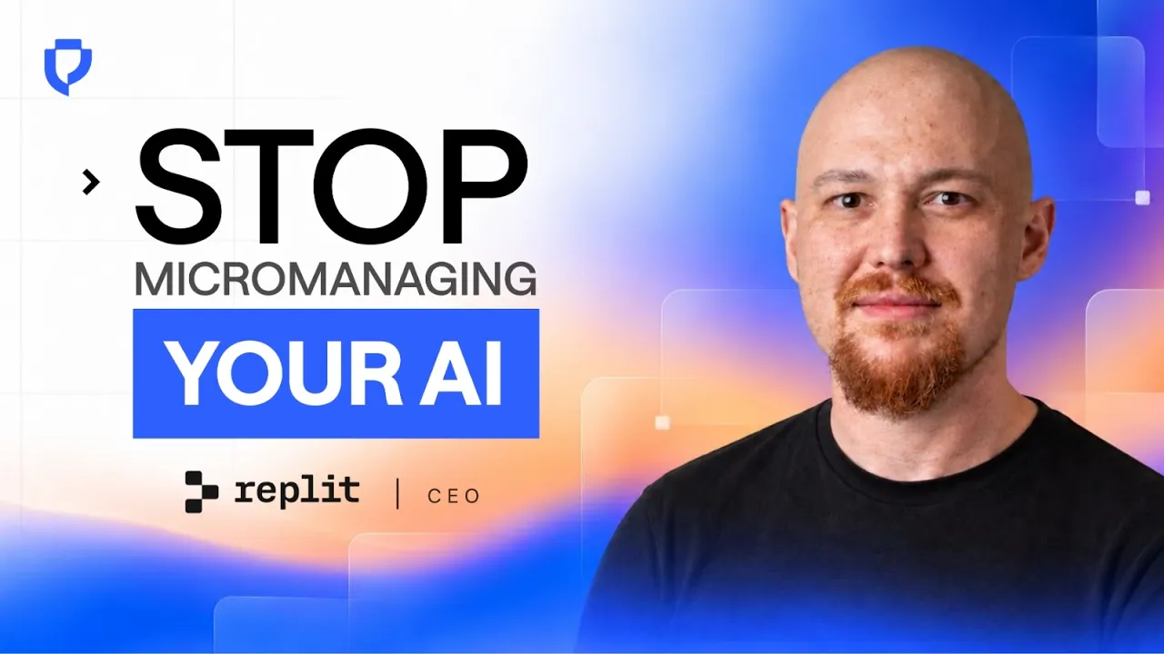 Replit CEO on Building the Self-Driving Company with AI Agents | Amjad Masad | E317 - YouTube thumbnail