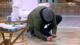 بيطبل ع القزاز وأرضية الاستوديو وائل الفشني معجون مزيكا في معكم منى الشاذلي 