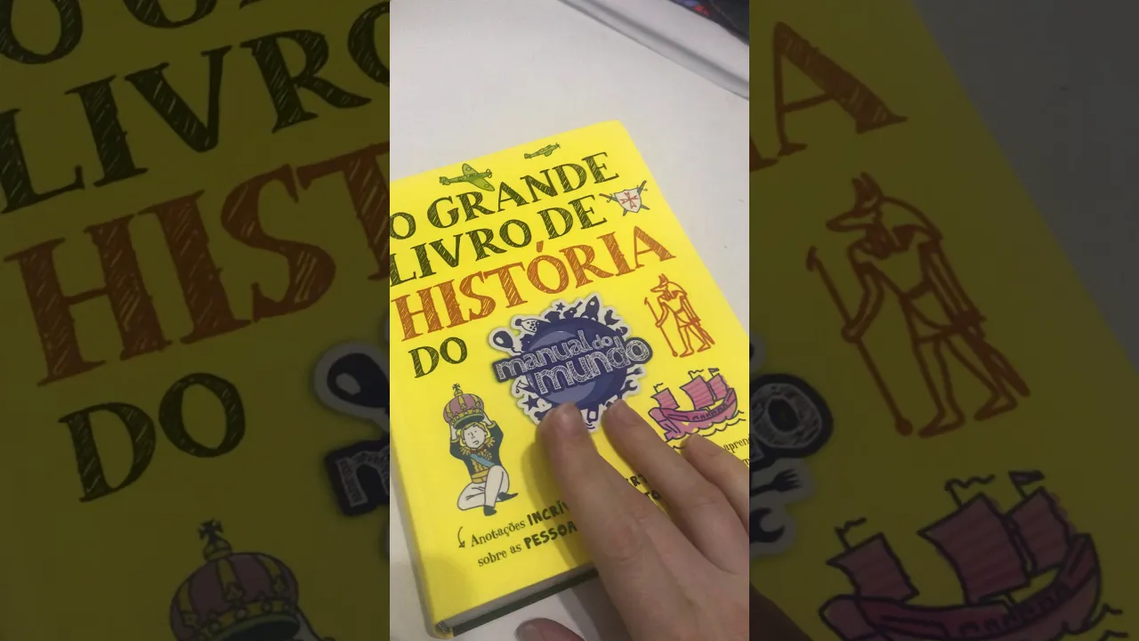 O Grande Livro de História do Manual do Mundo - Para mais dicas, acesse https://linktr.ee/_maeemcasa