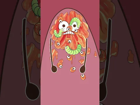 No wonder figs smell so good… turns out there’s meat inside! #animation #cartoon #fruit #food