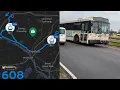 FULL BUS JOURNEY I Rode the 608 From Mercer County Airport to Hamilton Park Ride Station
