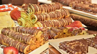 كريب حلو بطريقه ولون مميز مع كافة أسرار نجاح الوصفه معكم بتنافس المحلات لاتفوتكم Sweet Crepe 