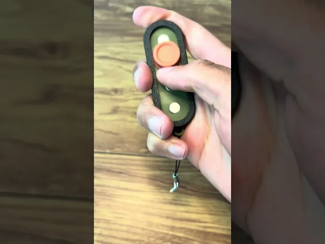 Magnetic Fidget Slider with Keychain, Concave Discrete Sensory Toy, Quiet Enhanced Focus video thumbnail