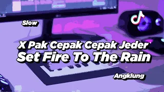 Download DJ SET FIRE TO THE RAIN X PAK CEPAK CEPAK JEDER SLOW AGKLUNG | VIRAL TIK TOK MP3