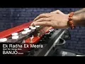 Lagu Ek Radha Ek Meera Banjo cover | Bollywood Instrumental - BHAJAN | by music retouch