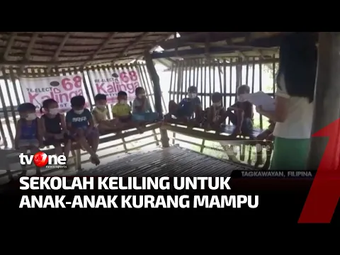 Sekelompok Relawan Guru Memberikan Pelajaran Gratis Untuk Anak-Anak yang Kurang Mampu di Filipina
