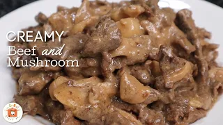 CREAMY CARBONARA INGREDIENTS : 300g pasta sweet ham 1 can mushroom (small) 2 packs all purpose cream. 