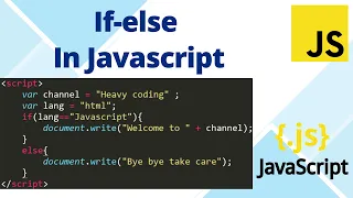 IF-else in javascript in hindi Javascript tutorial for beginners - 11