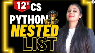 Python Nested List Class 12 Computer Science Boards 2026