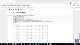 5 - Preprocessing One Hot Encoder