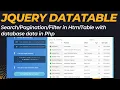 jquery datatables tutorial jquery datatable sorting in php datatable with database