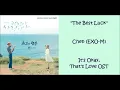 The Best Luck Lyrics [ It's Okay, That's Love OST ] by Chen (EXO-M)