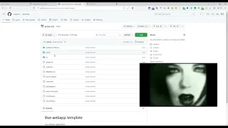 create vue webapp screencast