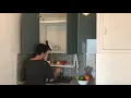 The Drip Dry cabinet dish rack short demonstration