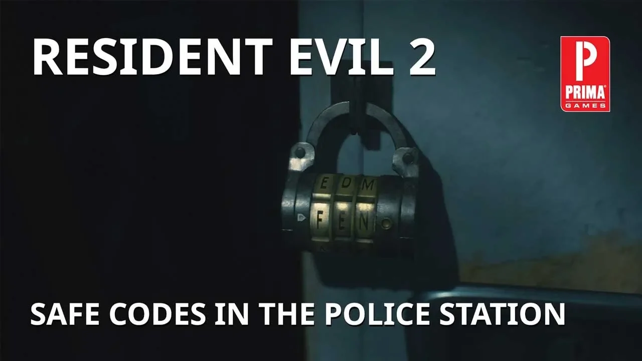 Resident Evil 2 Safe Codes in the Police Station