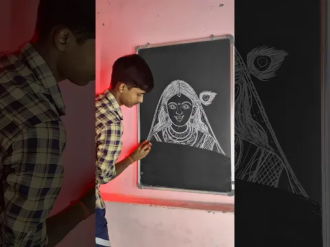 How to draw radha ji #drawingtutorial #drawing #radha #shorts