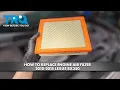How to Replace Engine Air Filter 2010-2015 Lexus RX350