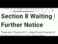 The Section 8 Waiting List Openings Please Read the Fine Print
