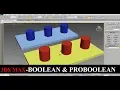 3Ds Max - Boolean And Proboolean 720p