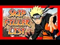 NARUTO SHIPPUDEN Filler List - Filler episodes to skip in Naruto Shippuden