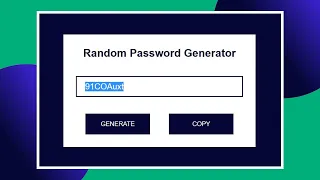 Unleash Secure Passwords Building a Random Password Generator with HTML CSS and JavaScript