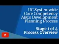 UC Core Competency ABCs - Competency-Based Development Planning Process Overview
