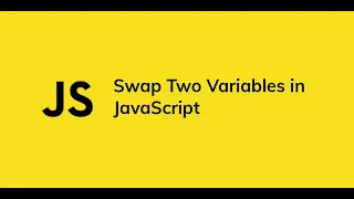 Swap Variables in JavaScript Destructuring assignment