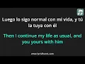 Bad Bunny - Una Vez Lyrics English Translation - ft Mora - Spanish and English Dual Lyrics