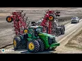 INSANE Massive Tractor John Deere 9640R Bourgault AirDrill 9950 - Seeding 2026 CANADA Aussaat