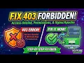 How To Fix HTTP 403 Forbidden Error