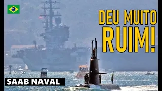 Deu muito RUIM com PORTA AVIÕES. SAAB na área NAVAL! #military #geopolitica