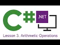 C Programming Lesson 3 Arithmetic Operations