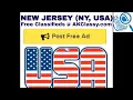 NJ NEW JERSEY CLASSIFIEDS Post Free Ads Online Jobs AKClassy Craigslist USA