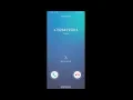 Samsung Galaxy A8 incoming call (screen video Android 9)