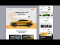 Build A Responsive Premium Car Rental Website Using HTML CSS JavaScript