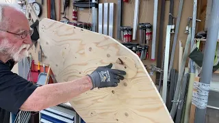 17 July 2022. A new idea for the centerboard. Pivoting but no pin. Can be removed like daggerboard.