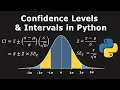 Confidence Levels Intervals in Python