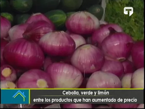 Cebolla, verde y limón entre los productos que han aumentado de precio