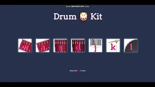 Drum Kit Web Development Project HTML CSS JAVASCRIPT