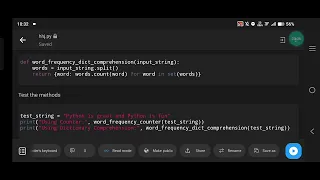 Python Word Frequency in String Using Shorthands