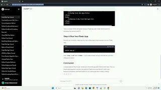 create your first web app with python and flask