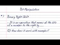 Binary Right Shift Operator Explained with Examples Bitwise Operations Tutorial