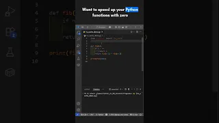 Boost Python Speed Instantly with lru - cache Python Hack