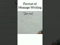 Download Lagu Format of Message Writing || For classes 6-8 || #shorts #message #messagewriting