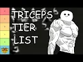 Triceps Exercise Tier List Simplified