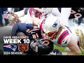 New England Patriots vs Chicago Bears 2024 Week 10 Game Highlights